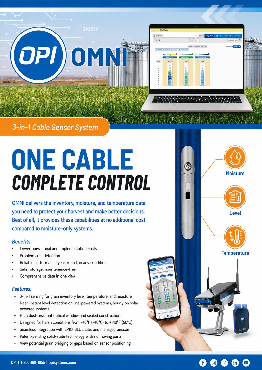 OPI OMNI Cable catalogue cover